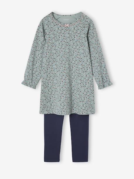 Lot de 2 pyjamas chemises de nuit + leggings fille rose pâle 5 - vertbaudet enfant 
