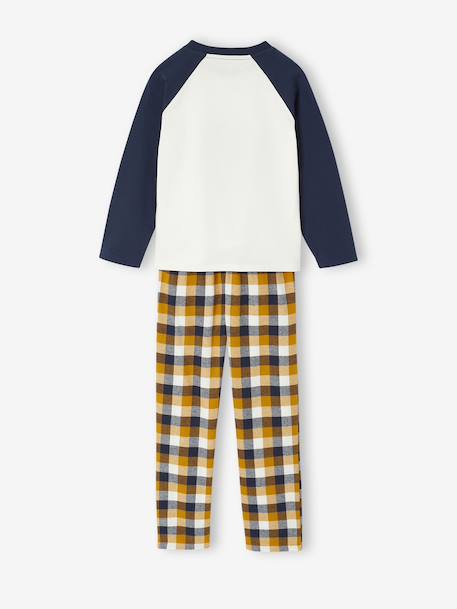 Pyjama garçon flanelle ours ocre 6 - vertbaudet enfant 