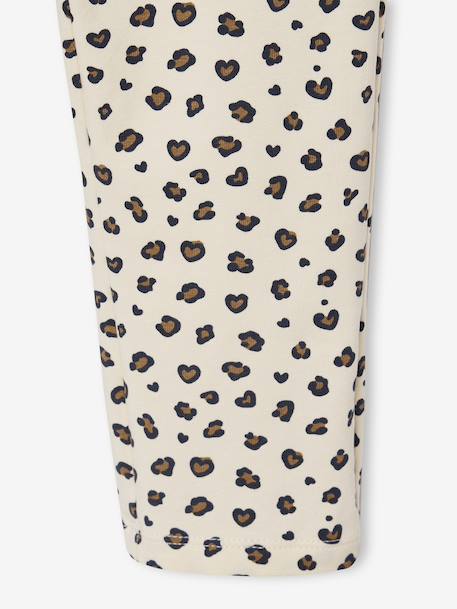 Lot de 2 pyjamas chemises de nuit legging léopard écru 8 - vertbaudet enfant 
