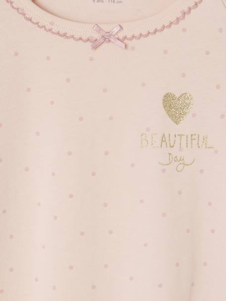 Lot de 2 pyjamas chemises de nuit + leggings fille rose pâle 8 - vertbaudet enfant 