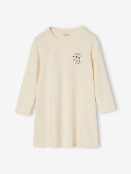 Lot de 2 pyjamas chemises de nuit legging léopard écru 3 - vertbaudet enfant 