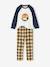 Pyjama garçon flanelle ours ocre 1 - vertbaudet enfant 