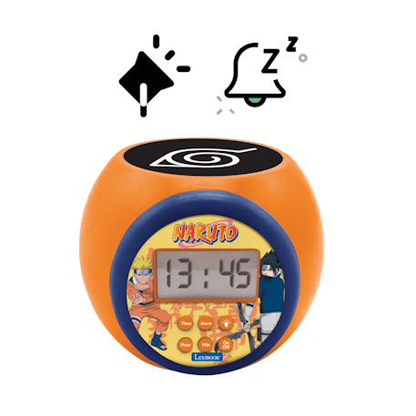 Réveil projecteur Naruto avec minuteur, fonction alarme et répétition, veilleuse avec minuterie MULTICOLORE 2 - vertbaudet enfant 