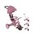 Tricycle explorer 4en1 évolutif essential Rose berry+Vert pistache 2 - vertbaudet enfant 