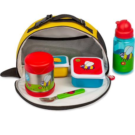 Sac à déjeuner/goûter isotherme bugs bee tumtum Jaune 2 - vertbaudet enfant 