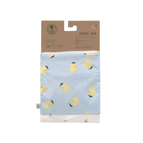 Lot de 2 pochettes à snack happy fruits citron Multi-coloured 5 - vertbaudet enfant 