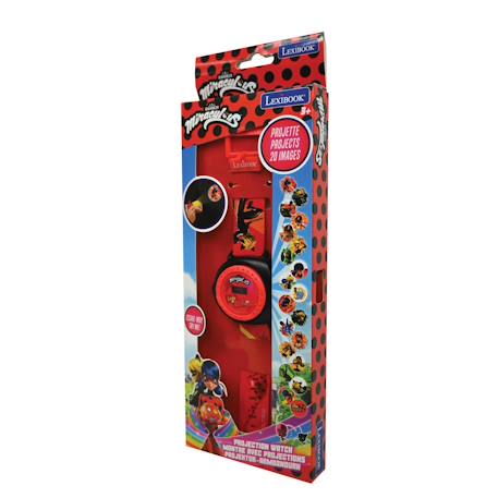 Montre digitale avec projection Miraculous,  bracelet ajustable écran avec 20 Projections Rouge 2 - vertbaudet enfant 