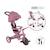 Tricycle évolutif explorer 4 en 1 deluxe eco Rose berry+Vert pistache 3 - vertbaudet enfant 