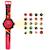 Montre digitale avec projection Miraculous,  bracelet ajustable écran avec 20 Projections Rouge 1 - vertbaudet enfant 