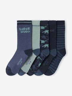 -Lot de 5 paires de chaussettes "Super dino" garçon