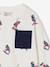 Tee-shirt manches longues HAPPY LA imprimé garçon blanc imprimé 5 - vertbaudet enfant 