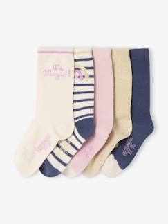 -Lot de 5 paires de chaussettes « licorne » fille