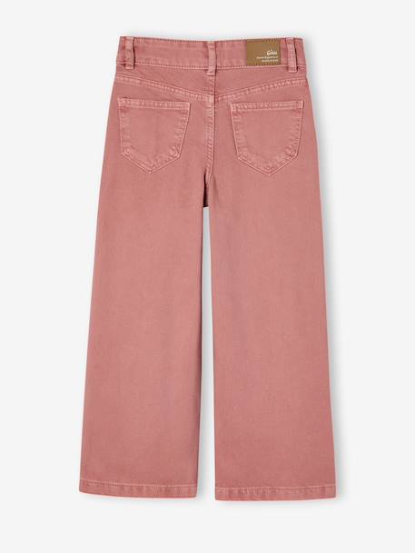 Pantalon fille large MorphologiK fin corail+kaki+vieux rose 12 - vertbaudet enfant 