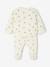 Ensemble matelassé gilet + pantalon à pieds entièrement imprimé écru+rose 3 - vertbaudet enfant 