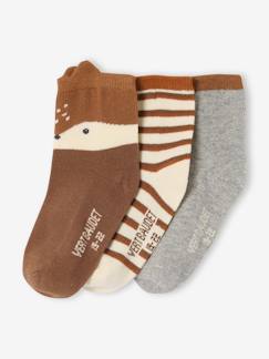 -Lot de 3 paires de chaussettes « renard » bébé garçon