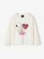 Tee-shirt manches longues Peanuts Snoopy fille écru 1 - vertbaudet enfant 