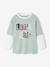 Tee-shirt effet superposition floqué garçon vert d'eau 1 - vertbaudet enfant 