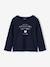 T-shirt fille imprimé manches longues écru+marine+rose pâle 5 - vertbaudet enfant 