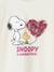 Tee-shirt manches longues Peanuts Snoopy fille écru 3 - vertbaudet enfant 