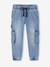 Pantalon denim loose battle garçon double stone 1 - vertbaudet enfant 