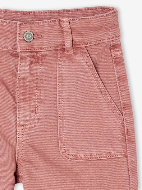 Pantalon fille large MorphologiK fin corail+kaki+vieux rose 13 - vertbaudet enfant 