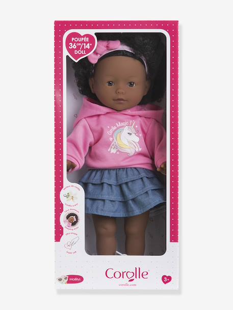 Poupée Maëlis 36 cm rose 6 - vertbaudet enfant 