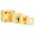 Lot de 4 boîtes à goûter Jaune+Kaki+Rose+Rose, rouge, violet+Vert de gris 5 - vertbaudet enfant 