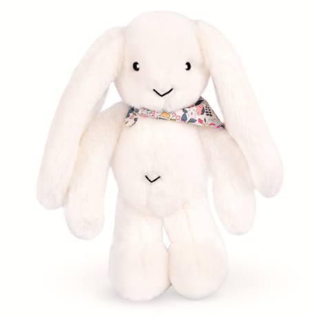 Peluche lapin fleurette 35 cm Blanc+Bleu+Orange+Rose+Vert 5 - vertbaudet enfant 