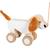 Chien à tirer avec oreilles crépitantes Beige 3 - vertbaudet enfant 