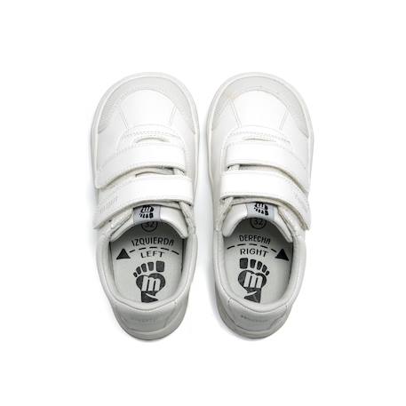 Sneakers garçon synthétique fermeture adhésive barefoot White 6 - vertbaudet enfant 