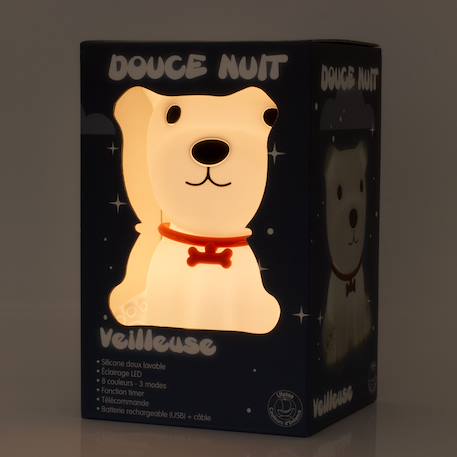 Petite veilleuse toutou Blanc 3 - vertbaudet enfant 