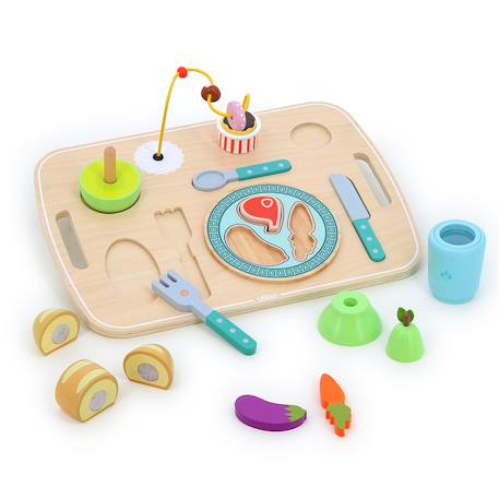 Plateau repas multi-activités Beige 2 - vertbaudet enfant 