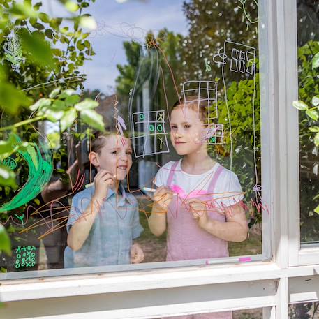 Feutres pour fenêtres Blanc 4 - vertbaudet enfant 