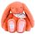 Peluche lapin fleurette 35 cm Blanc+Bleu+Orange+Rose+Vert 13 - vertbaudet enfant 