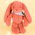 Peluche lapin fleurette 35 cm Blanc+Bleu+Orange+Rose+Vert 18 - vertbaudet enfant 
