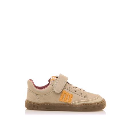 Sneakers garçon synthétique lacets- fermeture adhésive barefoot Jaune 1 - vertbaudet enfant 