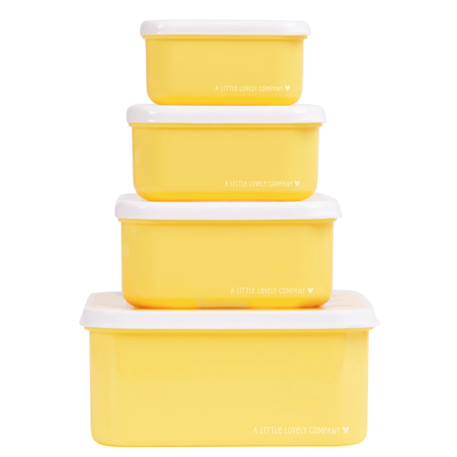 Lot de 4 boîtes à goûter Jaune+Kaki+Rose+Rose, rouge, violet+Vert de gris 6 - vertbaudet enfant 