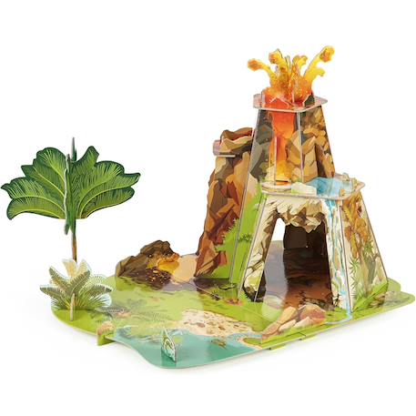 La terre des dinosaures pour figurine Vert 1 - vertbaudet enfant 