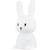 Veilleuse mini bunny Blanc 1 - vertbaudet enfant 