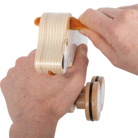 Chien à tirer avec oreilles crépitantes Beige 5 - vertbaudet enfant 