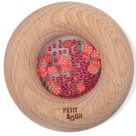 Hochet sensoriel donut fruits Jaune+Orange+Rouge+Vert+Violet 13 - vertbaudet enfant 