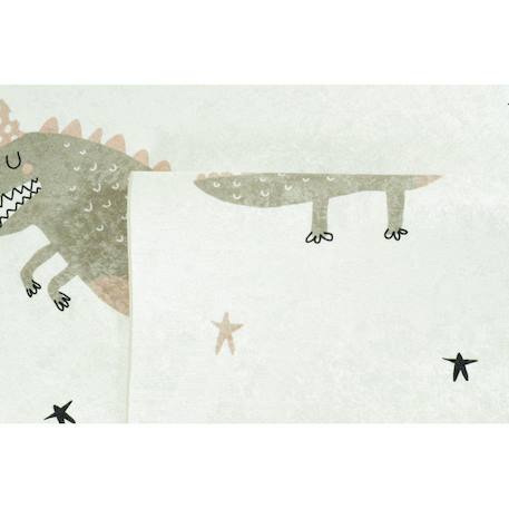 Tapis enfant dinosaures happy en polyester Vert 4 - vertbaudet enfant 
