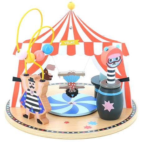 Jouet d'éveil circus Beige 1 - vertbaudet enfant 