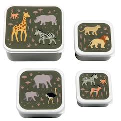 Puériculture-Lot de 4 boîtes à goûter