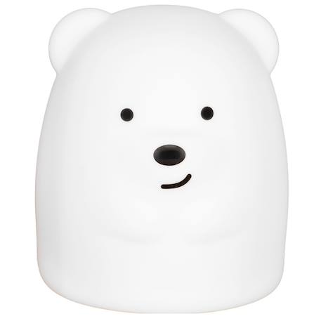 Petite veilleuse ourson Blanc 1 - vertbaudet enfant 
