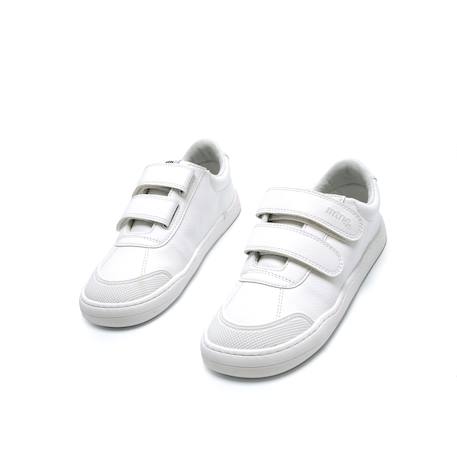 Sneakers garçon synthétique fermeture adhésive barefoot White 2 - vertbaudet enfant 