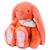 Peluche lapin fleurette 35 cm Blanc+Bleu+Orange+Rose+Vert 14 - vertbaudet enfant 