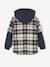Chemise double matière effet 2 en 1 garçon carreaux blanc 3 - vertbaudet enfant 