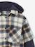 Chemise double matière effet 2 en 1 garçon carreaux blanc 4 - vertbaudet enfant 