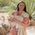 Porte-bébé boba ring sling en lin Beige 1 - vertbaudet enfant 